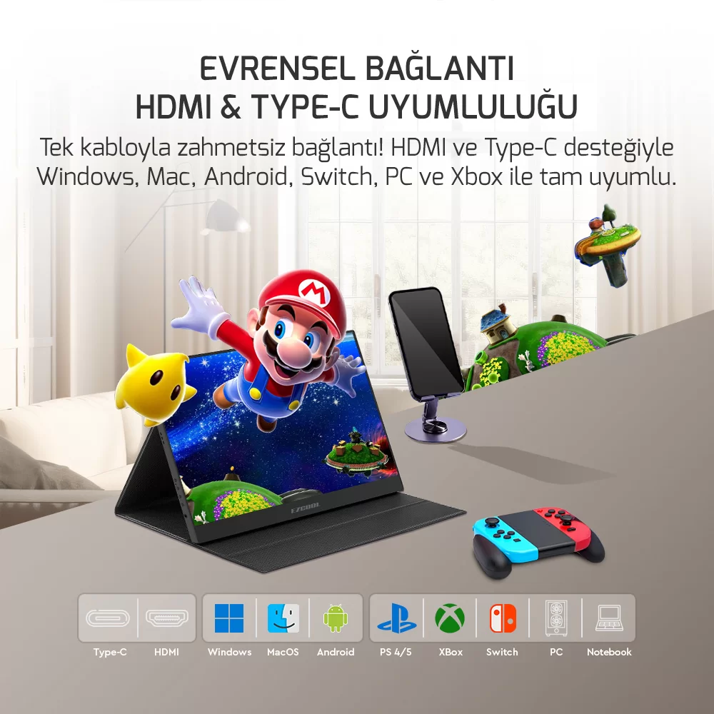 EZCOOL LITE E15T 15,6’’ TOUCH 60HZ FHD PORTABLE