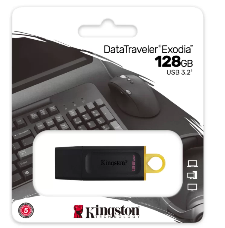 128GB USB3.2 GEN1 DTX/128GB EXODİA KINGSTON